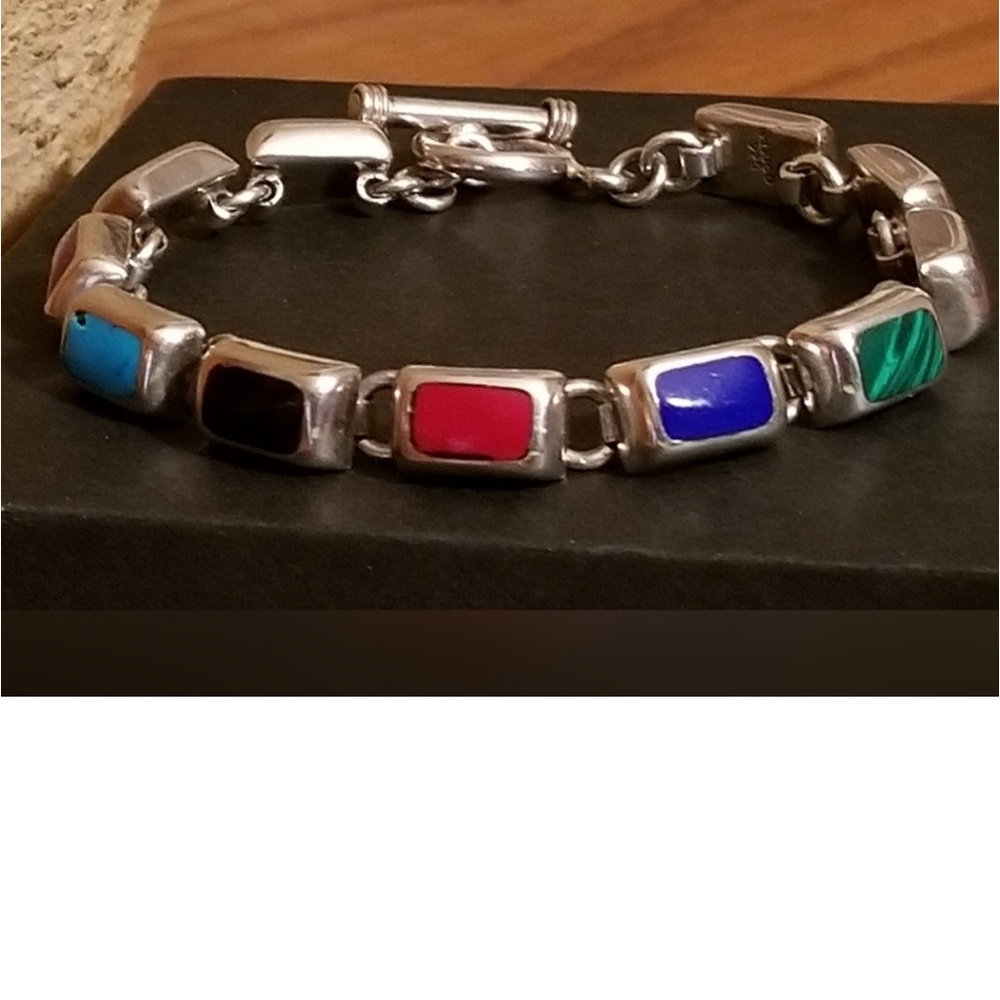 Silpada Multi-Colored Bracelet With Toggle Clasp. - image 2